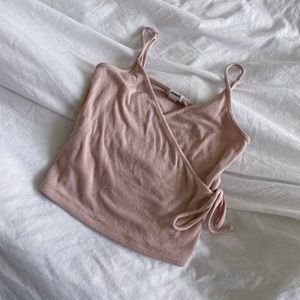 Garage Wrap Tie Tank Top